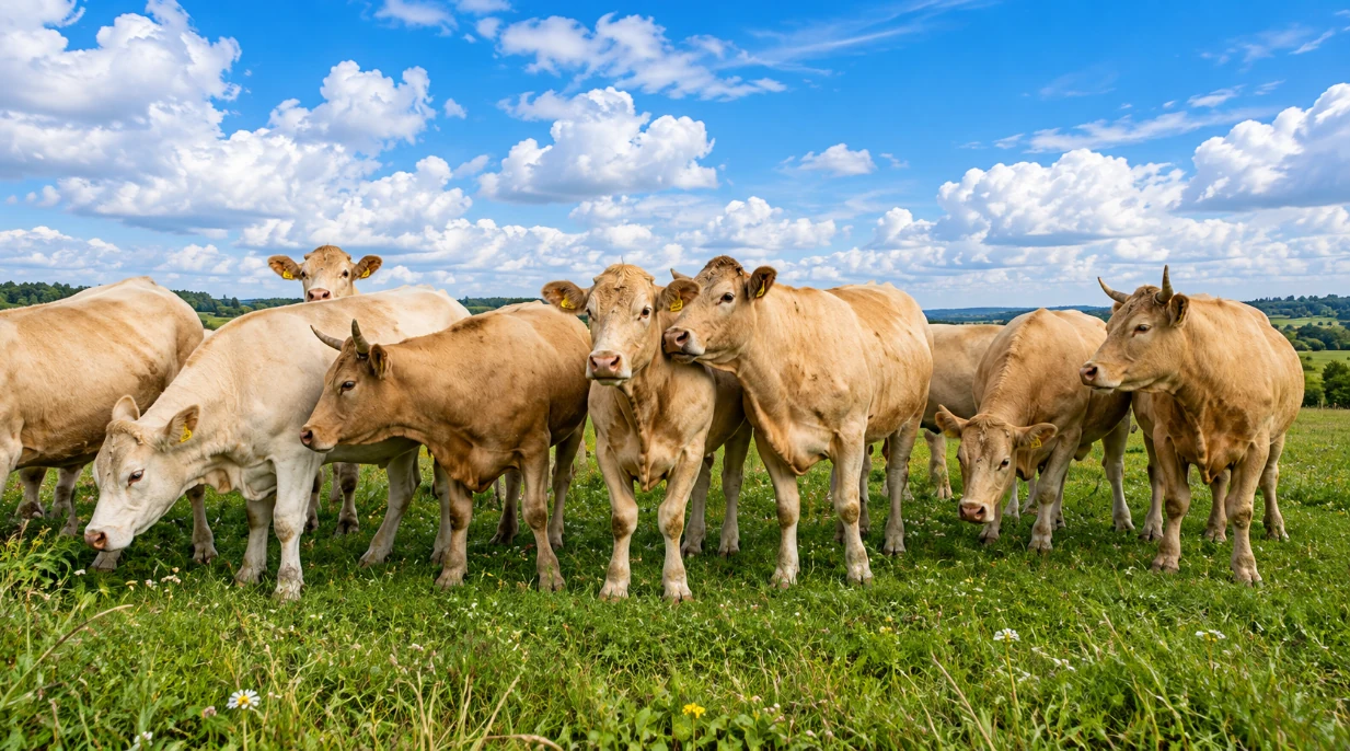 Vache au pâturage